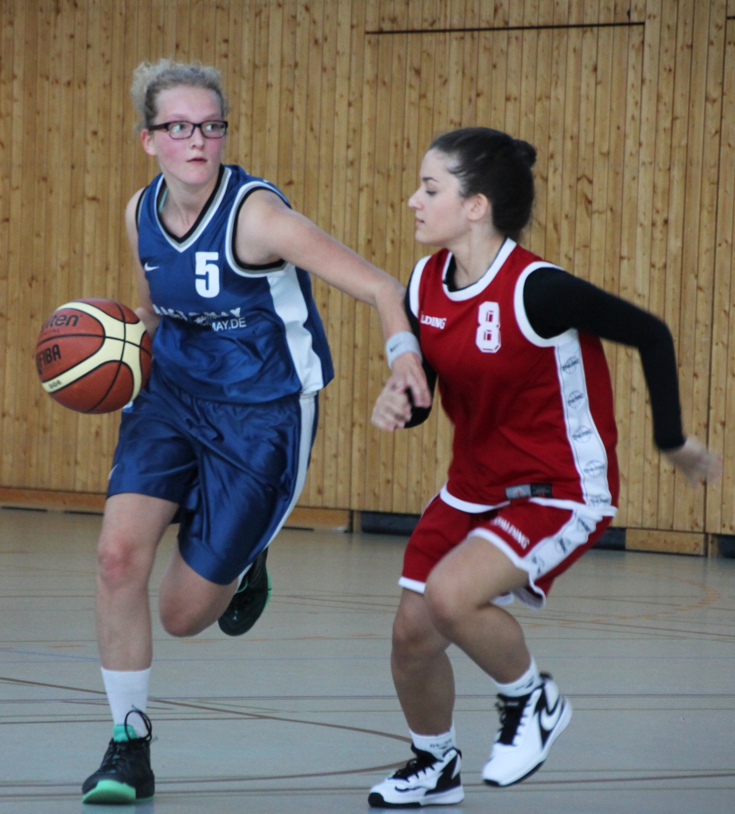 Finja Kluth auf ihrer neuen Position als Guard